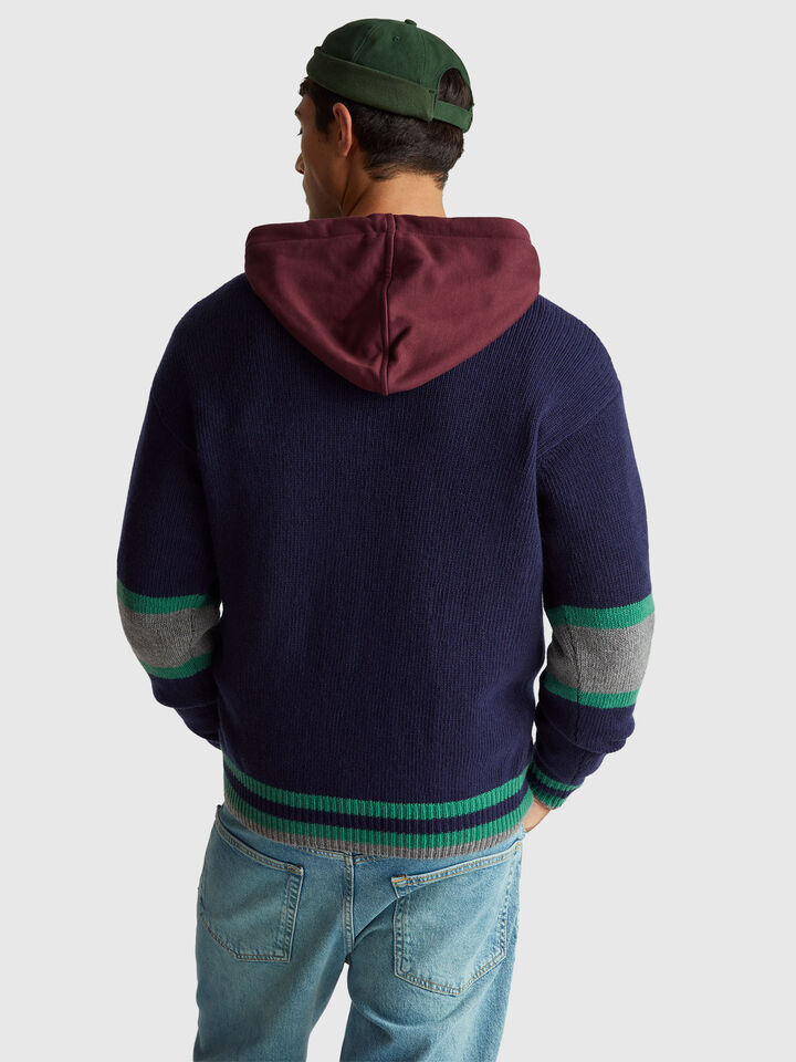 V NECK SWEATER L/S Men image number 2
